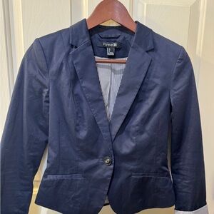 Forever 21 Classic Navy Blazer